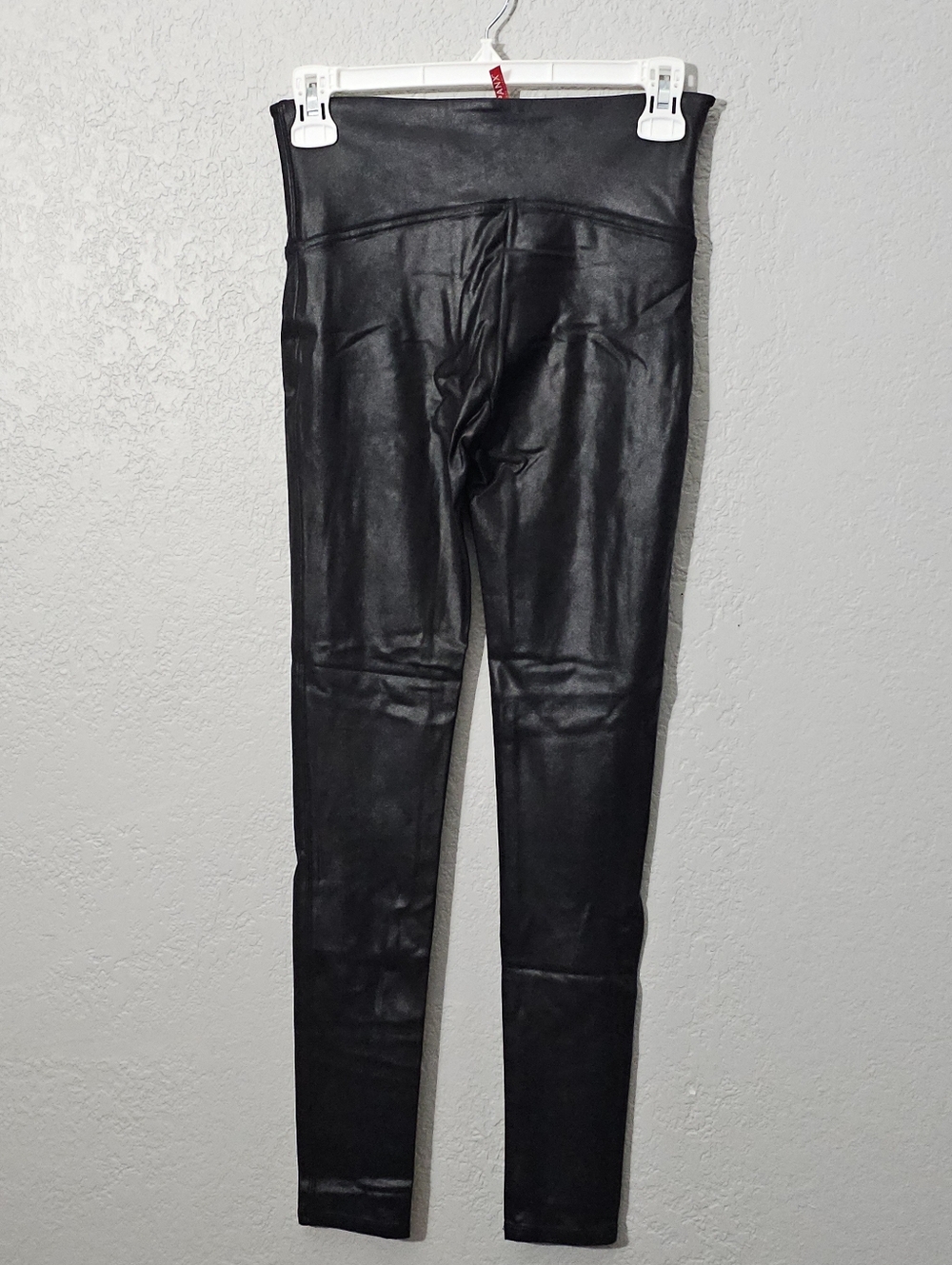 SPANX Faux Leather Leggings Black, Womens Medium Stretch - Picture 13 of 13
